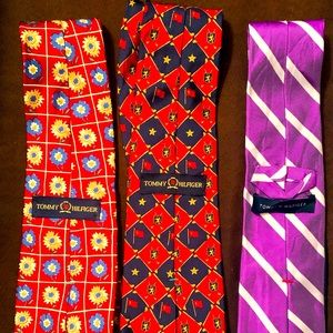 New 3 Pack Tommy Hilfilger Neck Ties